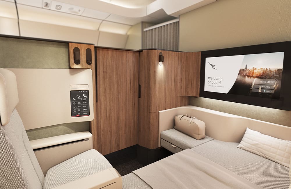 Qantas Project Sunrise A350 First Class