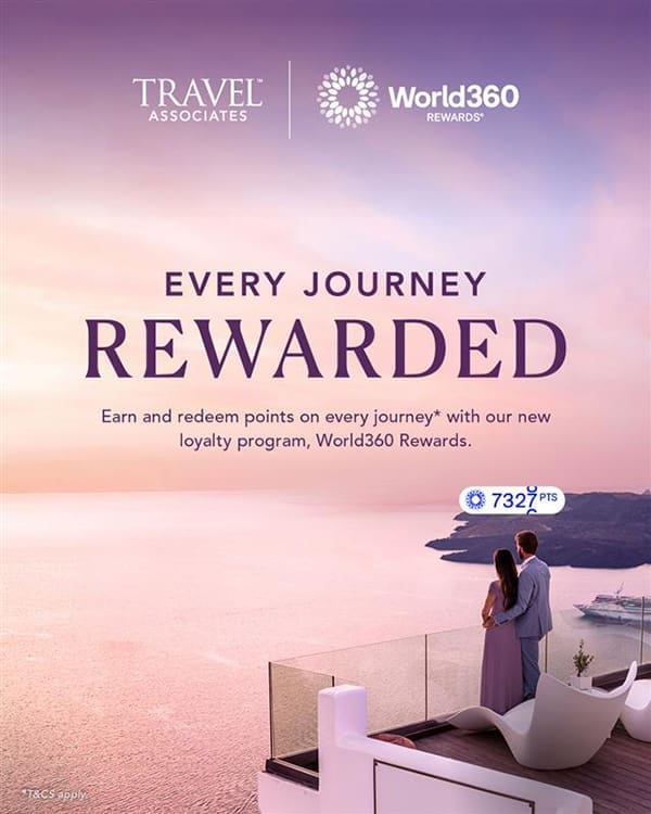 Travel Associates is one of FCTG's World360 Rewards launch brands.