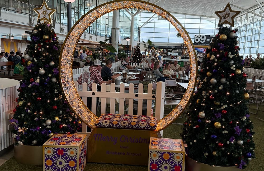 Christmas photo opps at BNE.