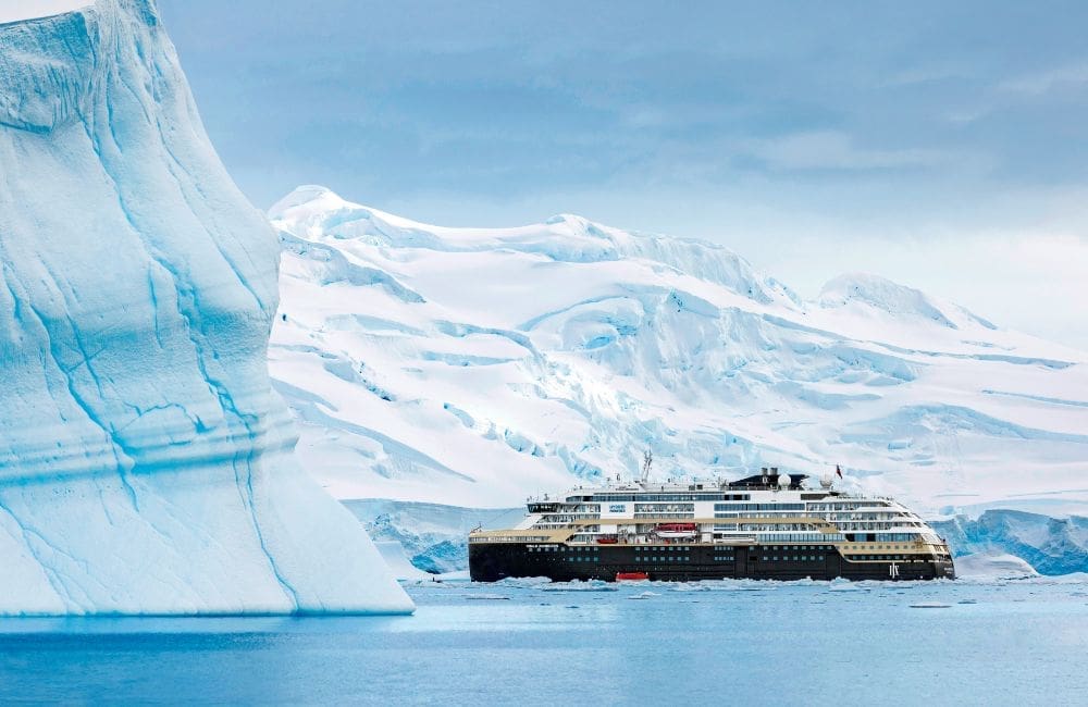 HX MS Roald Amundsen in Fournier Bay Antarctica © Ted Gatlin