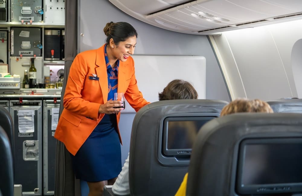Jetstar aircraft and premium travel strategy